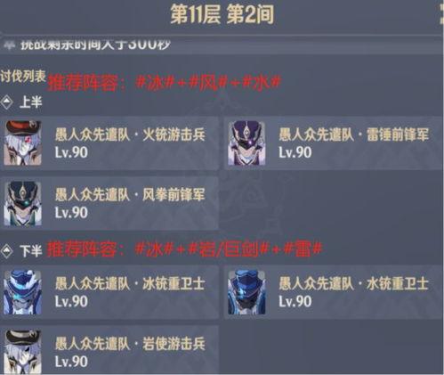 深渊12层打法12-3最新爆料,揭秘高效通关秘籍